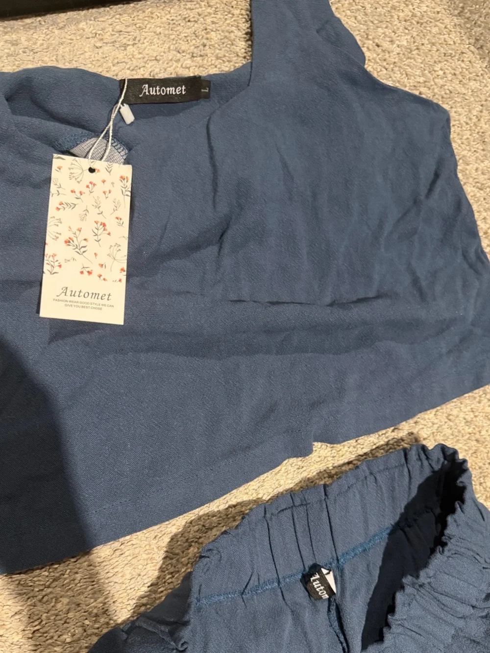 Blue matching set